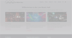 Desktop Screenshot of livemusichall.de