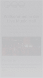 Mobile Screenshot of livemusichall.de