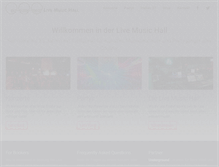 Tablet Screenshot of livemusichall.de